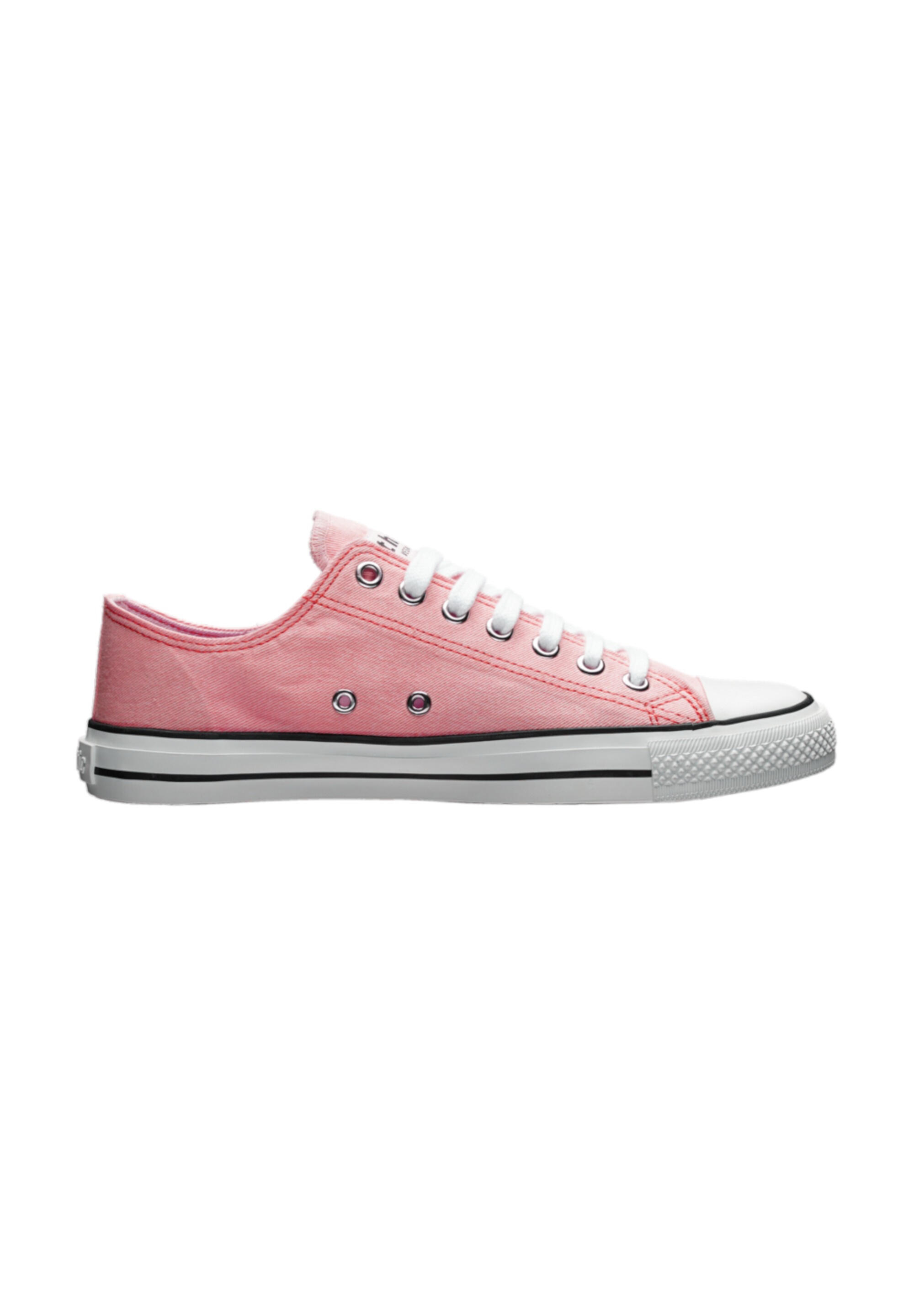 Sneaker Trainer White Cap Lo Cut pink atmungsaktiv 3/5