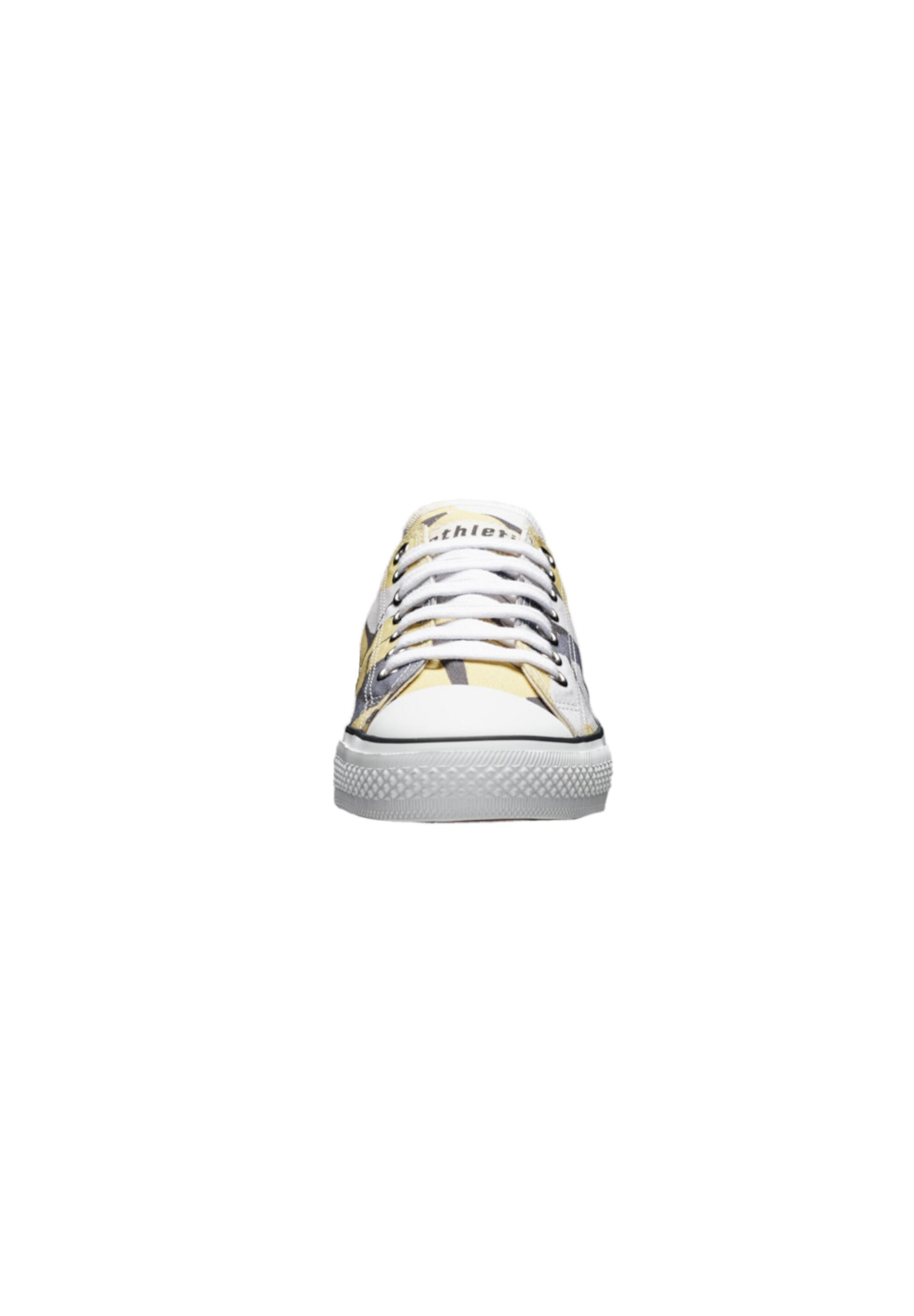 Sneaker Trainer White Cap Lo Cut gelb-meliert atmungsaktiv 3/5