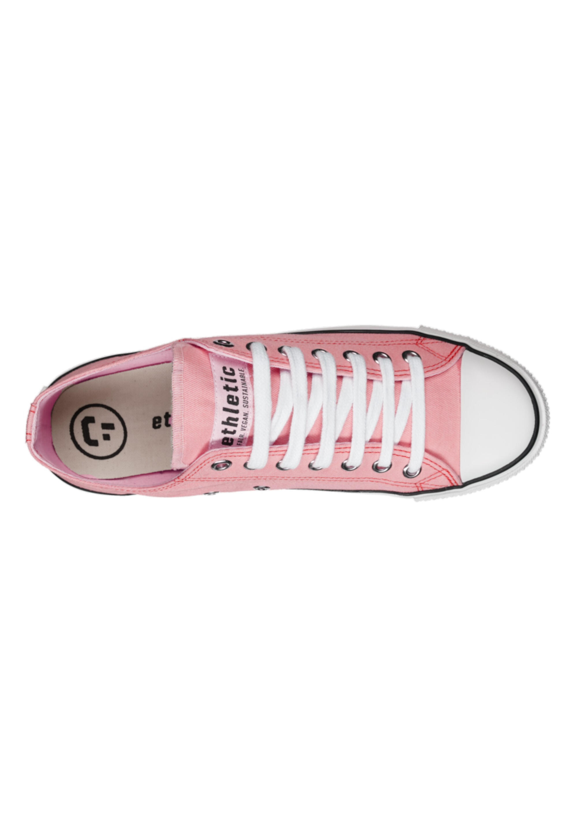Sneaker Trainer White Cap Lo Cut pink atmungsaktiv 5/5