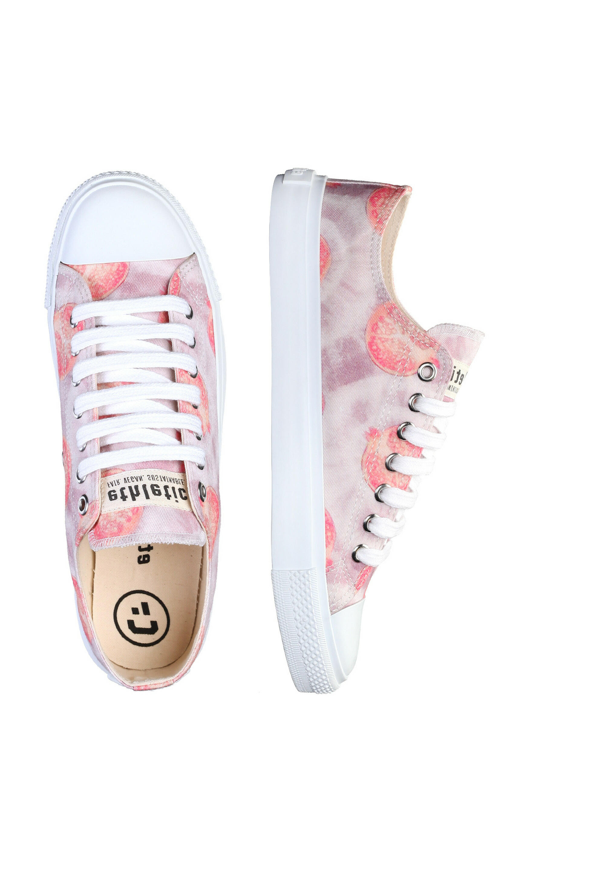 Sneaker Trainer White Cap Lo Cut lila-meliert atmungsaktiv 2/5