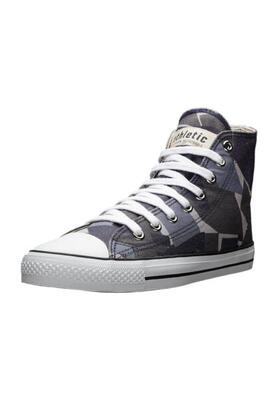 Canvas Sneaker White Cap Hi Cut grau atmungsaktiv