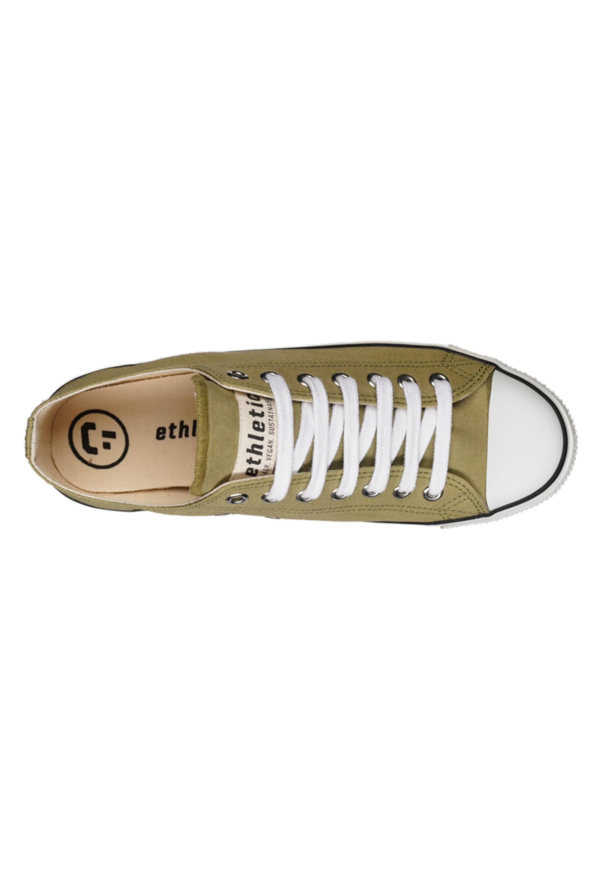 Sneaker Trainer White Cap Lo Cut grün atmungsaktiv 5/5