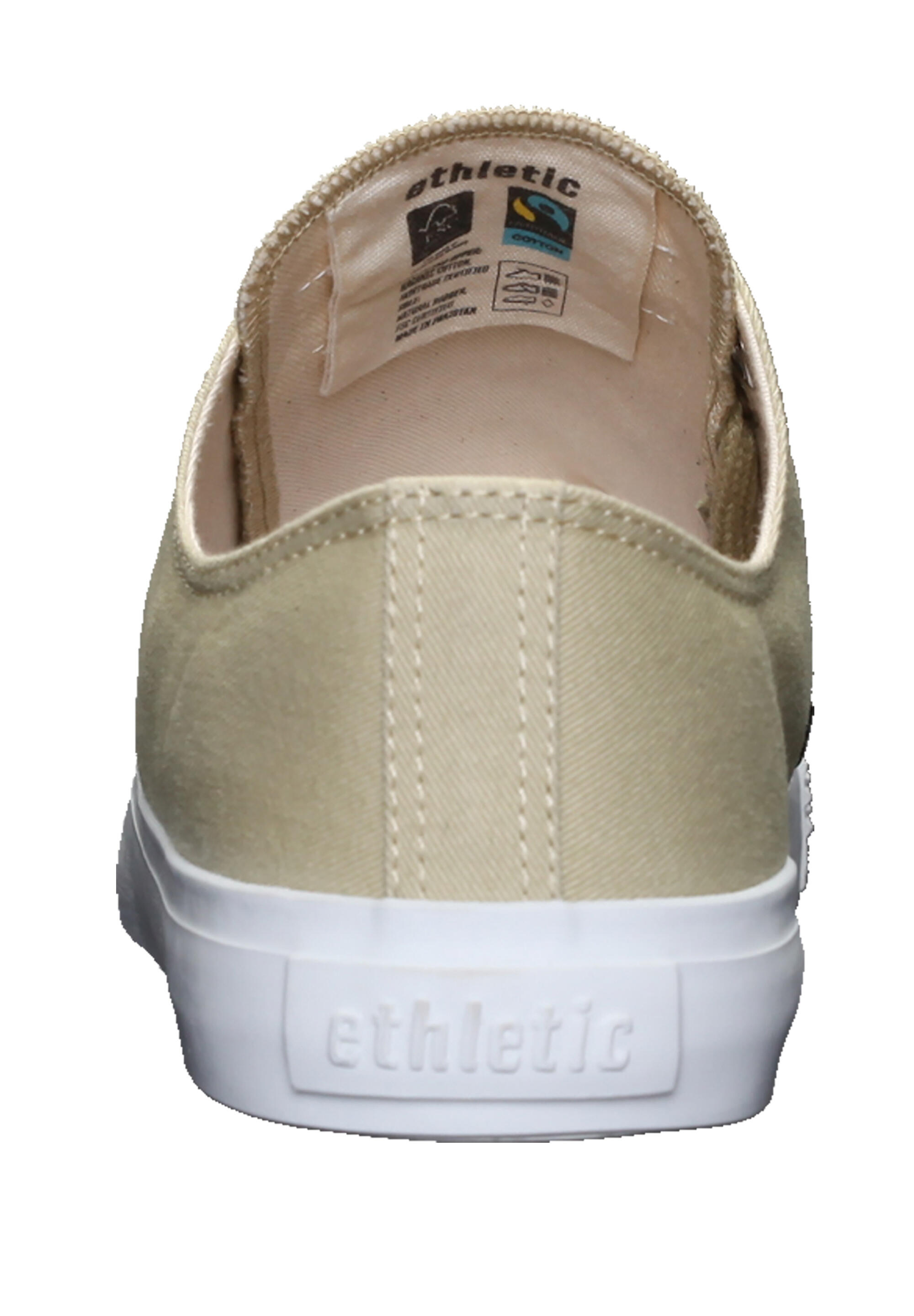 Sneaker Trainer White Cap Lo Cut hellgelb-meliert atmungsaktiv 3/5