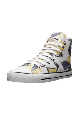 Canvas Sneaker White Cap Hi Cut grau atmungsaktiv