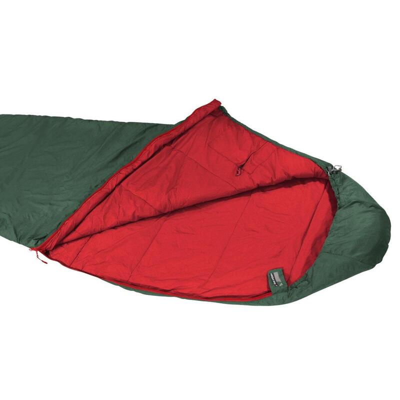 High Peak Pak 500 ECO, saco de dormir tipo momia, poliéster reciclado