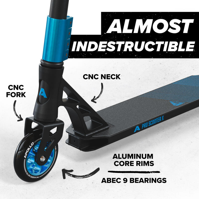 Trottinette Adulte Genesis Pro - Trottinette Freestyle Cascade Robuste ABEC 9