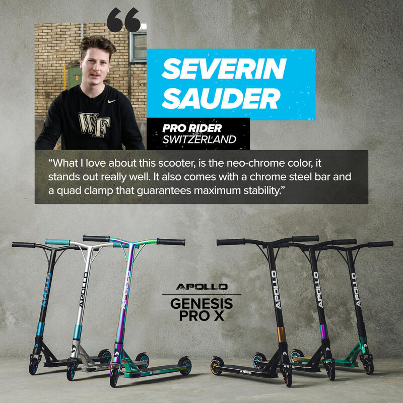 Trottinette Adulte Genesis Pro - Trottinette Freestyle Cascade Robuste ABEC 9