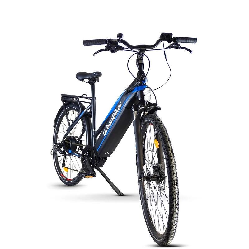 Urbanbiker Viena | Trekking E-Bike | 140KM Reichweite | Blau | 28"