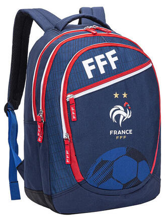 FFF Sac à Dos Scolaire Collection Officielle Equipe de France de Football