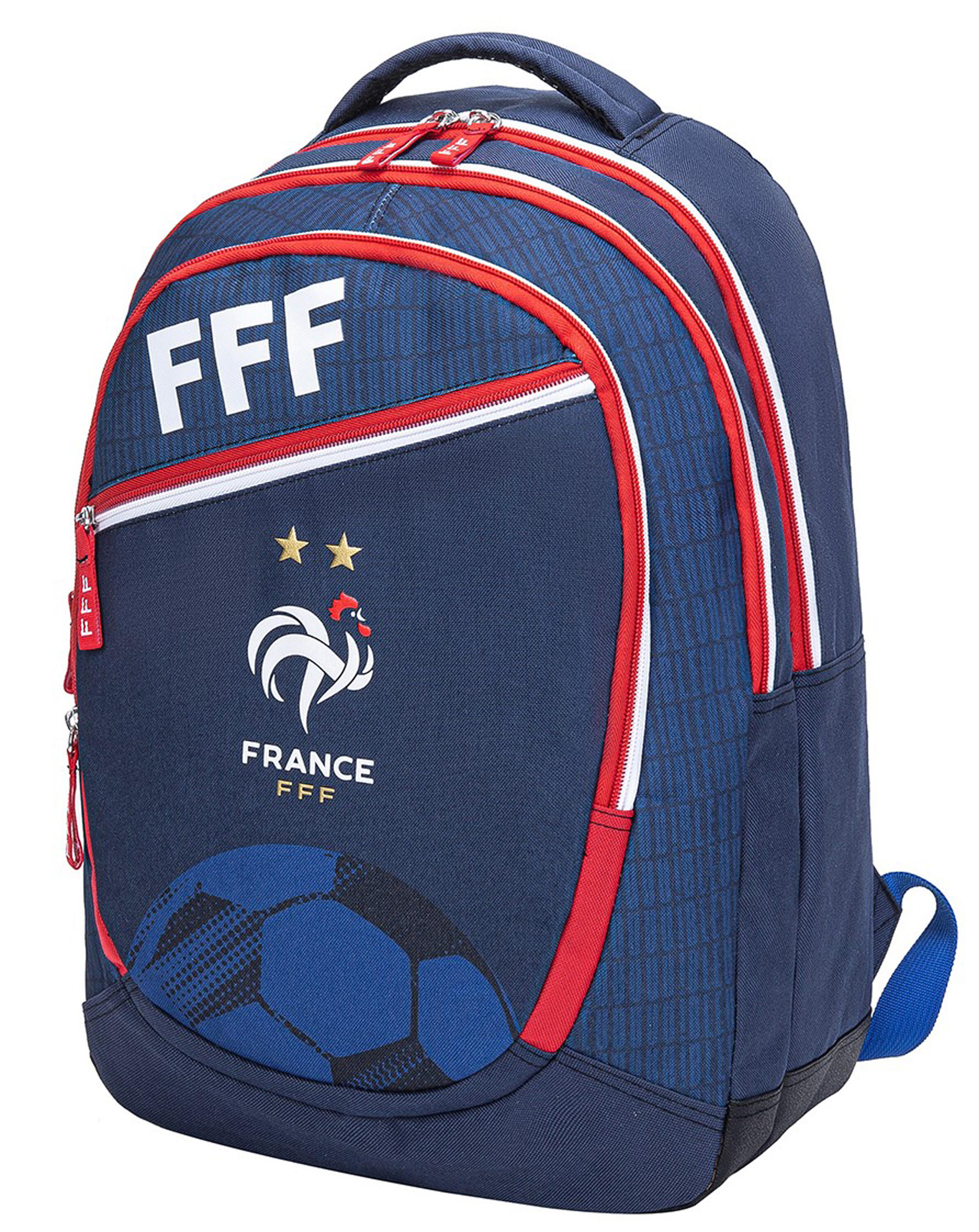 FFF Sac à Dos Scolaire Collection Officielle Equipe de France de Football 3/6