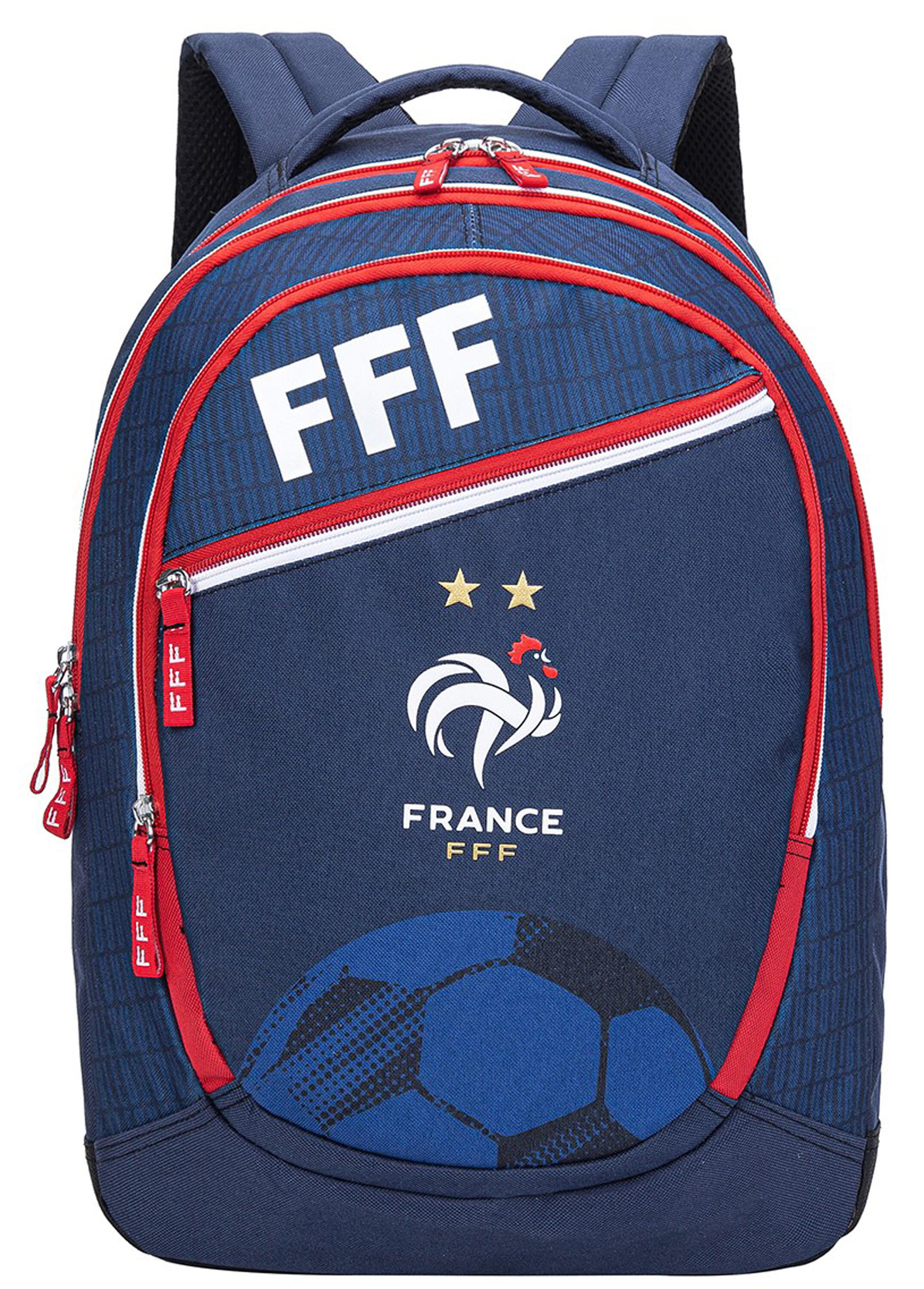 FFF Sac à Dos Scolaire Collection Officielle Equipe de France de Football 2/6