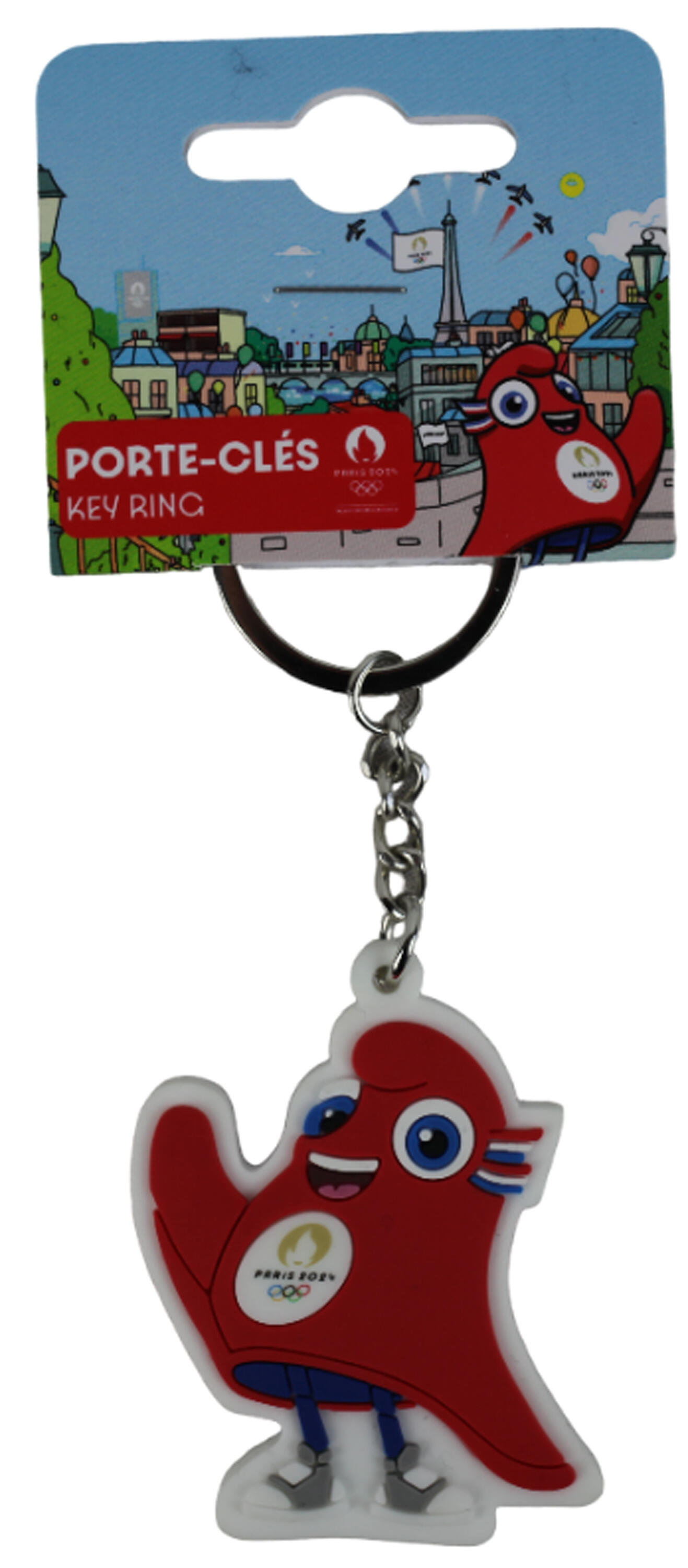 Porte-clés Officiel JO Paris 2024 - Collection Limitée, En Acier, Jeux Olympiques Et Paralympiques