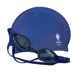 Set Piscine Lunettes de Natation et Bonnet Equipe de France Olympique - JO