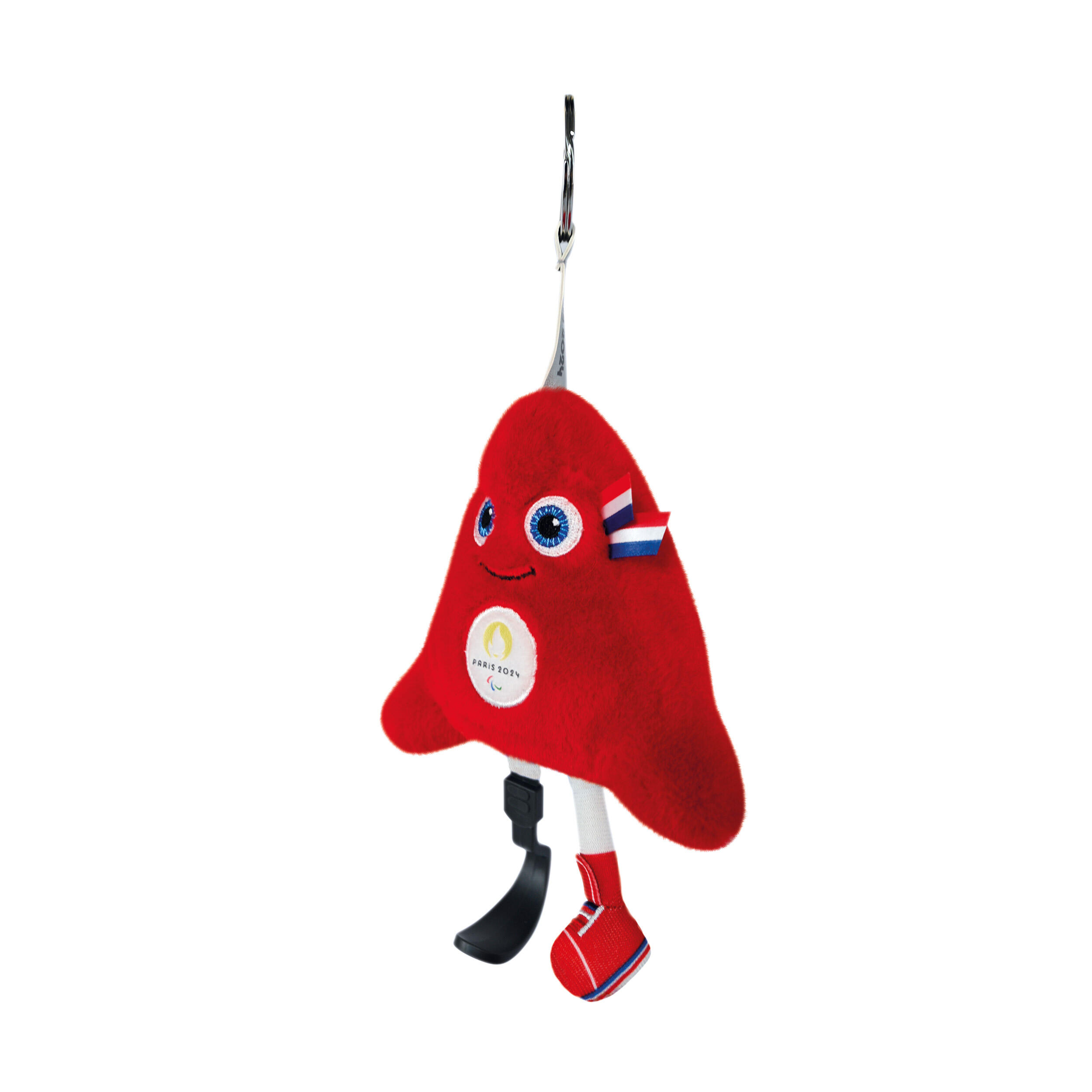 Porte-Clés mascotte Peluche Phryge Paralympique Paris 2024 2/3