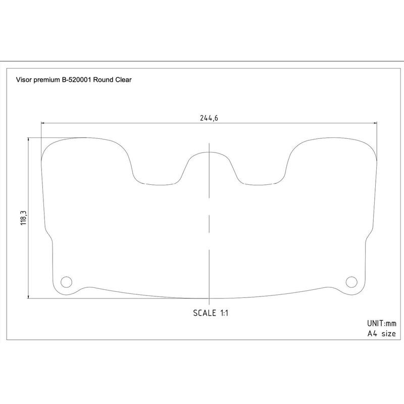 Vizor Premium B-520001 Rotund Transparent