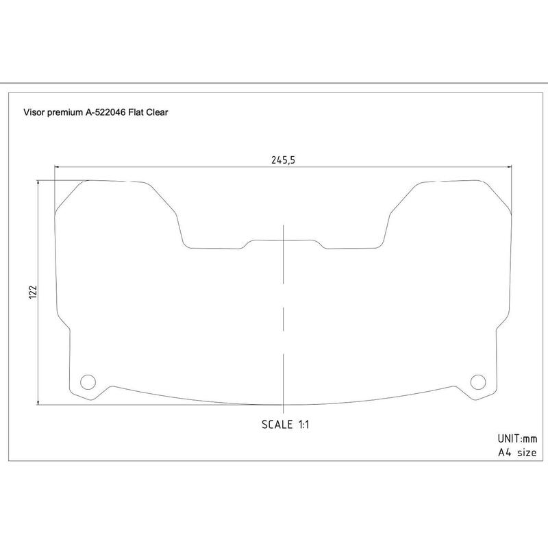 Vizor Premium A-522046 Plat Transparent