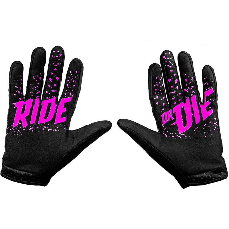 Gants MTB - noir/rose