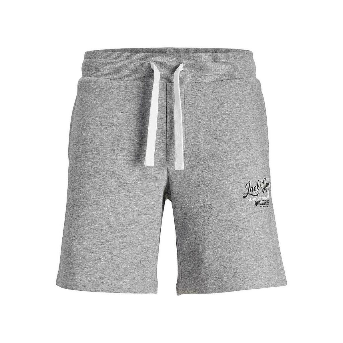 Jack&jones - Short De Sport Pour Homme Jack & Jones Jpstandy Sweat 12225087 Gris - Pantacourt - Gris - 48 Xl - Decathlon