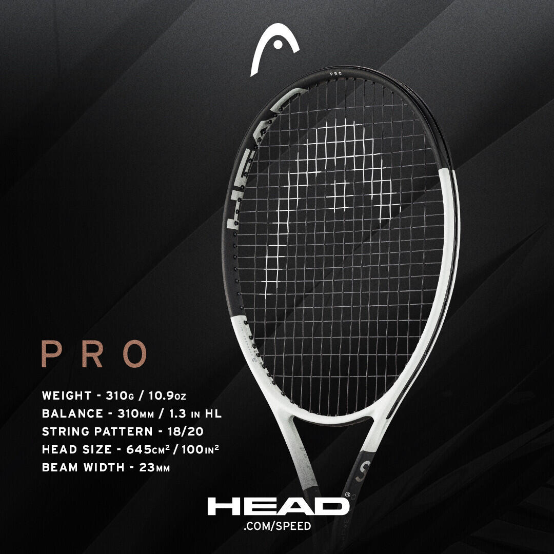 HEAD Speed PRO 2024 TESTSIEGER Griffgröße 4 Tennisschläger unbesaitet 5/7