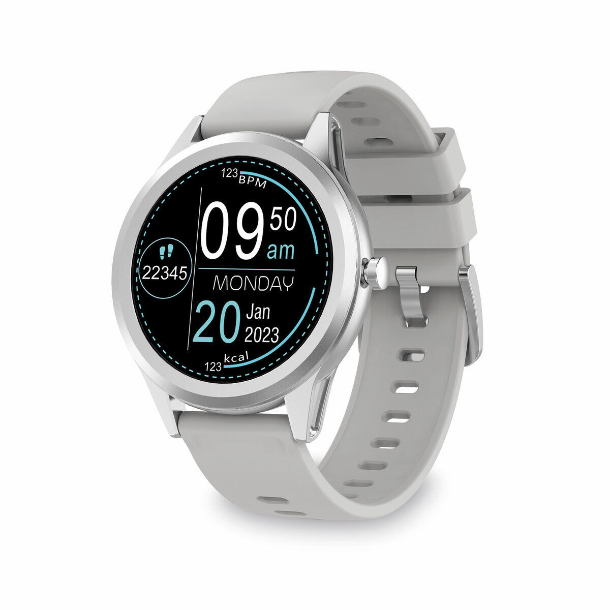 Smartwatch Globe Zilverkleurig 1/5