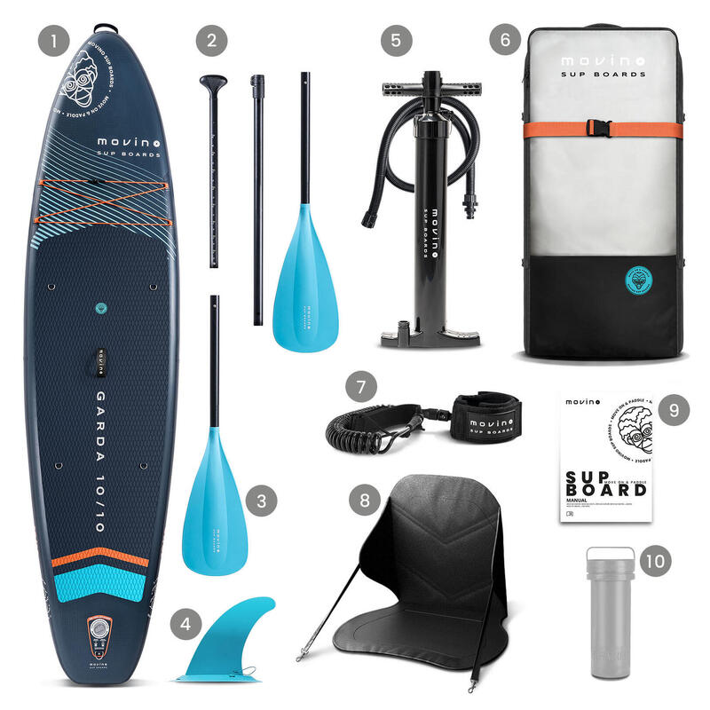 Nafukovací SUP paddleboard Garda NO (330 cm) svařované hrany pádlo 2v1