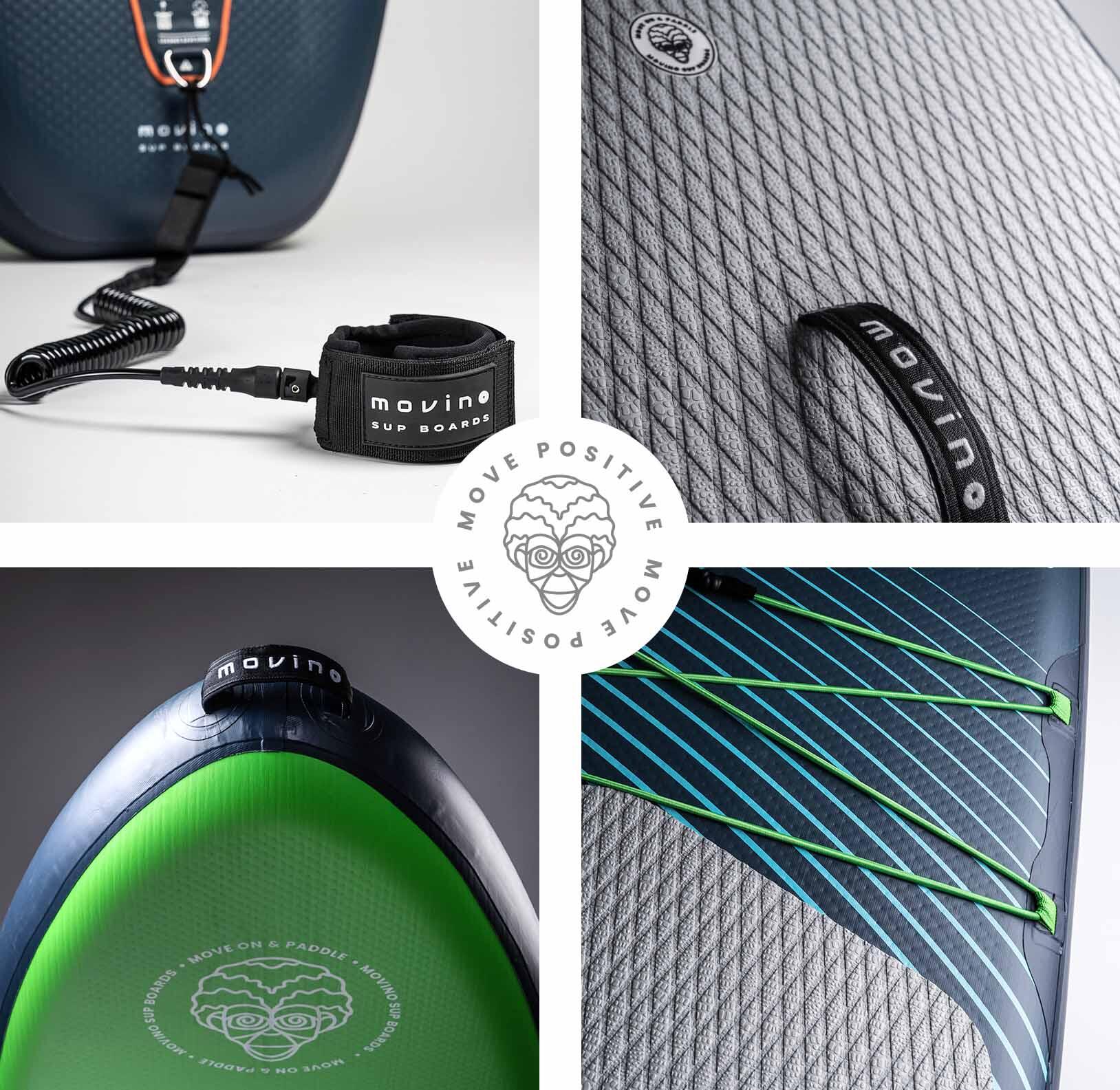 SUP-Board Movino Garda 10’10” (330cm) 330A-NV4358 Grün 3/8