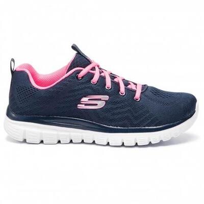 Skechers Graceful-Get Connected Zapatilla Deportiva Azul Mujer