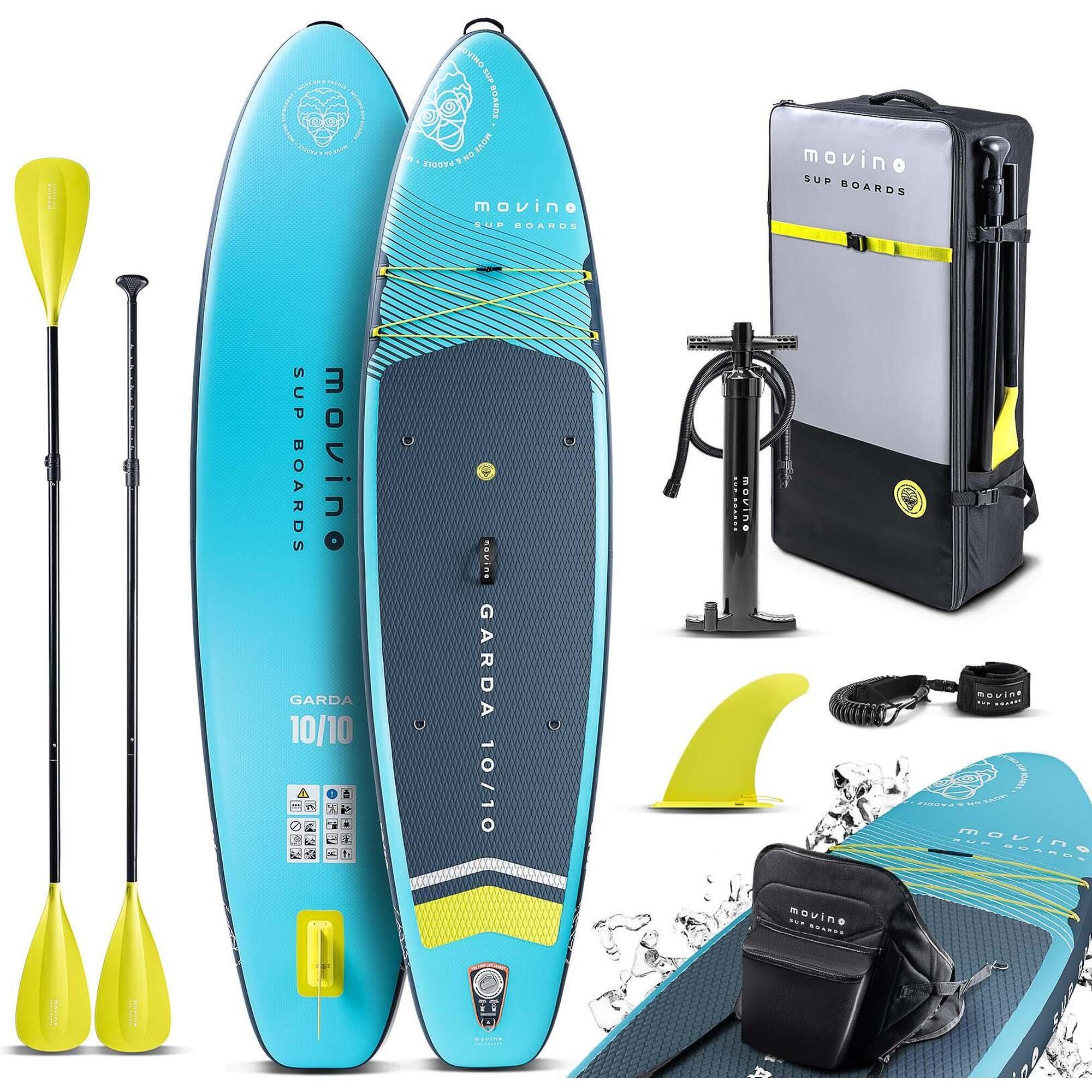 Movino - Planche De Sup Movino Garda 10’10” (330cm) 330a - Planche De Stand Up Paddle - Bleu - 330 Cm - Decathlon