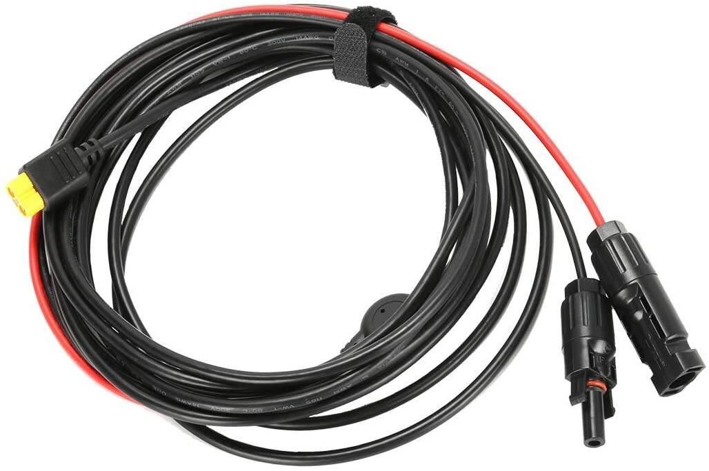 Cabo de ligação solar ecoflow 5m mc4 para xt60i