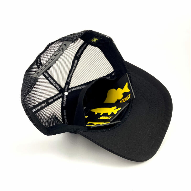 Casquette Trucker - HYDROFUGE + U.V. RÉSISTANT - avec Scratch - noir