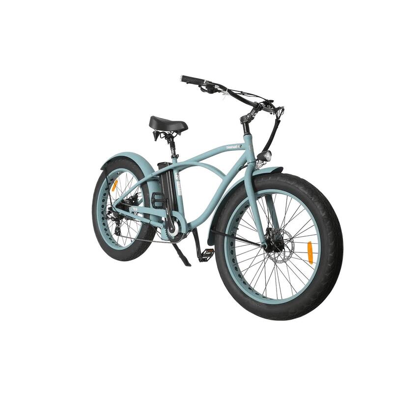 Bicicleta eléctrica Voltaway SEARCH Fat Bike Azul niebla 13Ah -Beach Cruiser