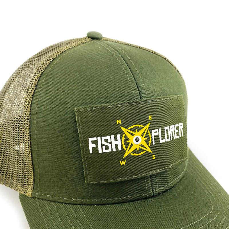 TRUCKER CAP GRÜN mit 1 FishXplorer-Patch