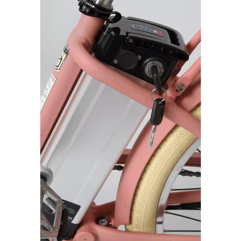 Bicicleta eléctrica Voltaway Coconut Rosa Arcilloso 13Ah - Beach Cruiser