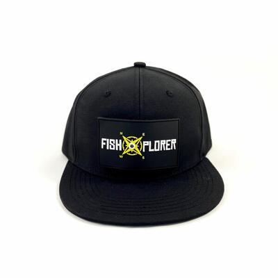 Pet set fishxplorer trucker hydrofuge zwart 3 klittenband: snoek. baars. zander