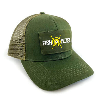 Cap - trucker – green with scratch