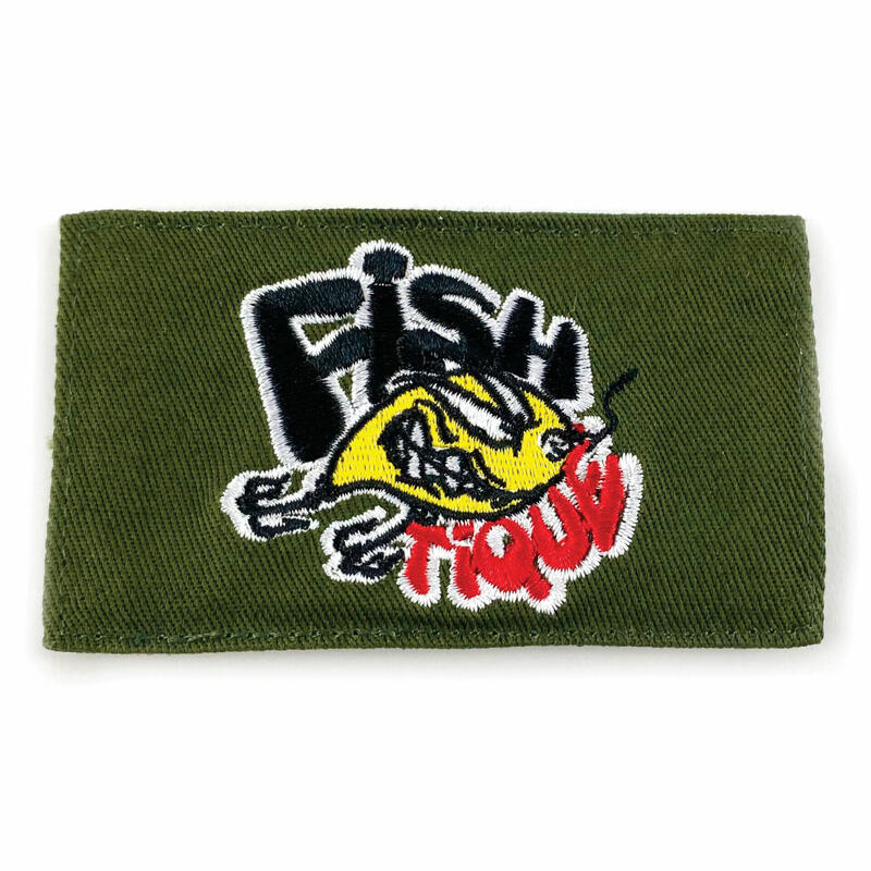 Green embroidered scratch - Fishtique