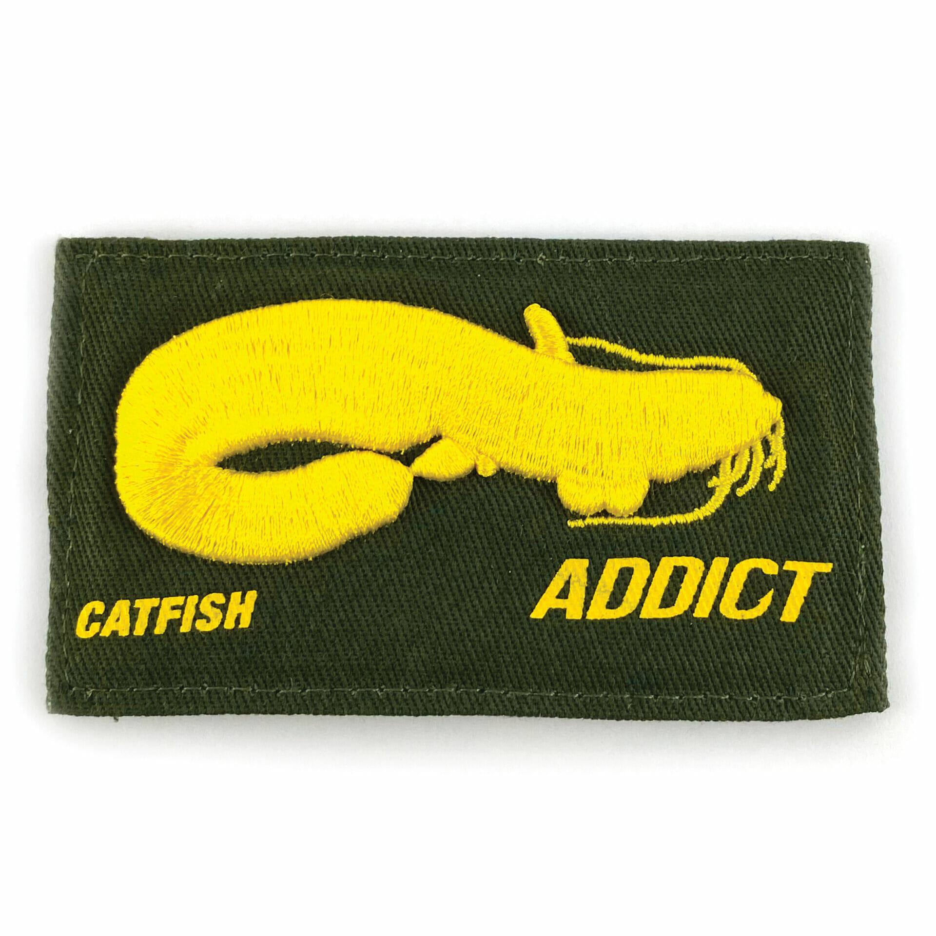 FISHXPLORER Green embroidered scratch – Catfish Addict