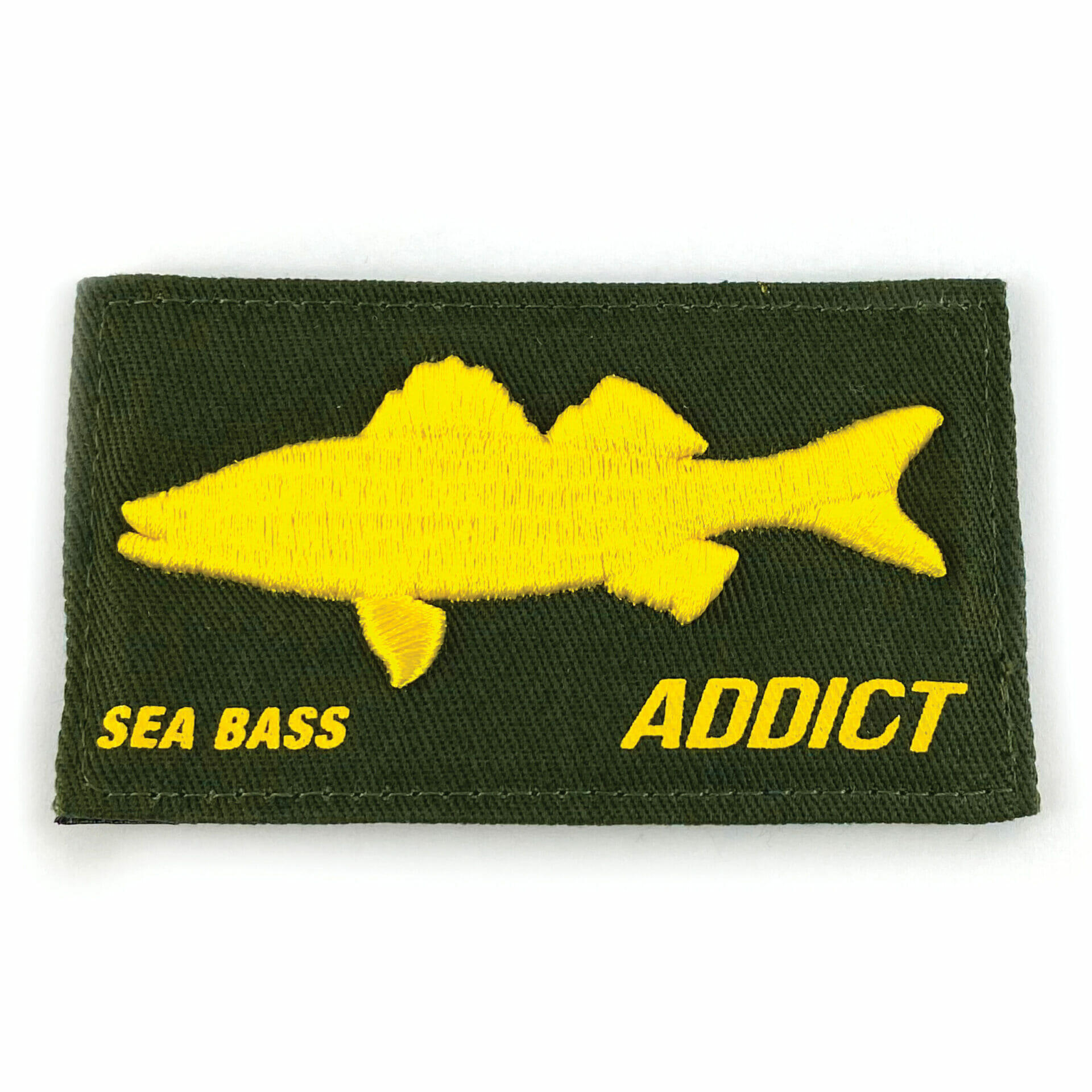 FISHXPLORER Green embroidered scratch – Seabass Addict