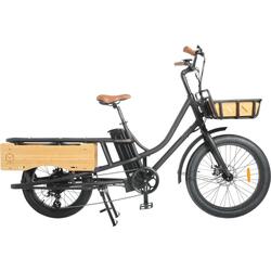 Elektrische fiets Voltaway PANAMAX Cargo Black/Brown 13Ah