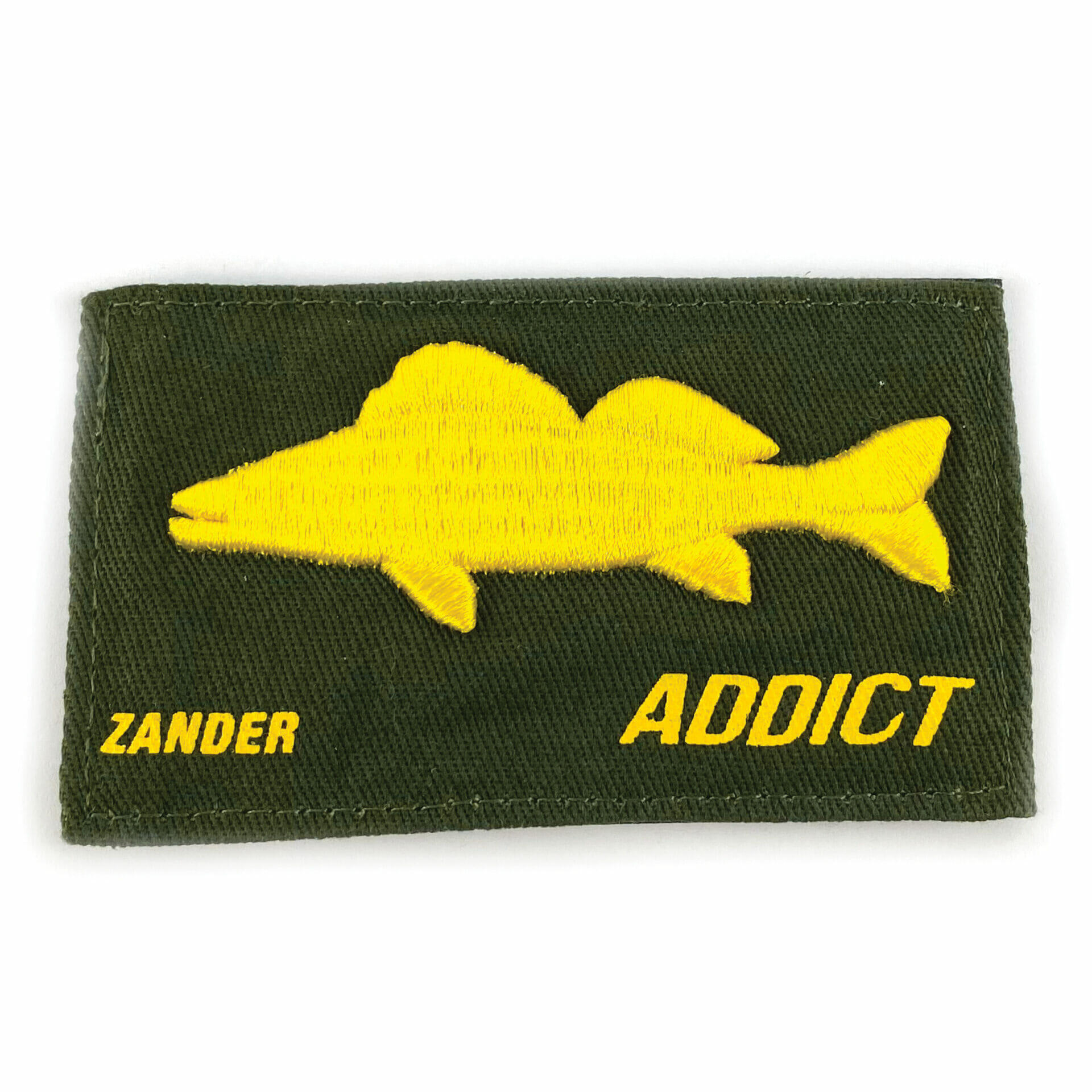 Sandre Addict embroidered green scratches