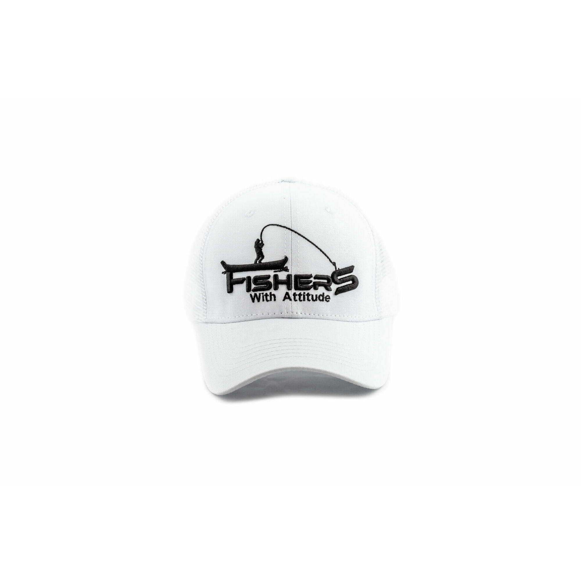 Cap - Fisher With Attitude White