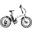Elektrische fiets Voltaway Commuter opvouwbaar Wit/Zwart 13Ah