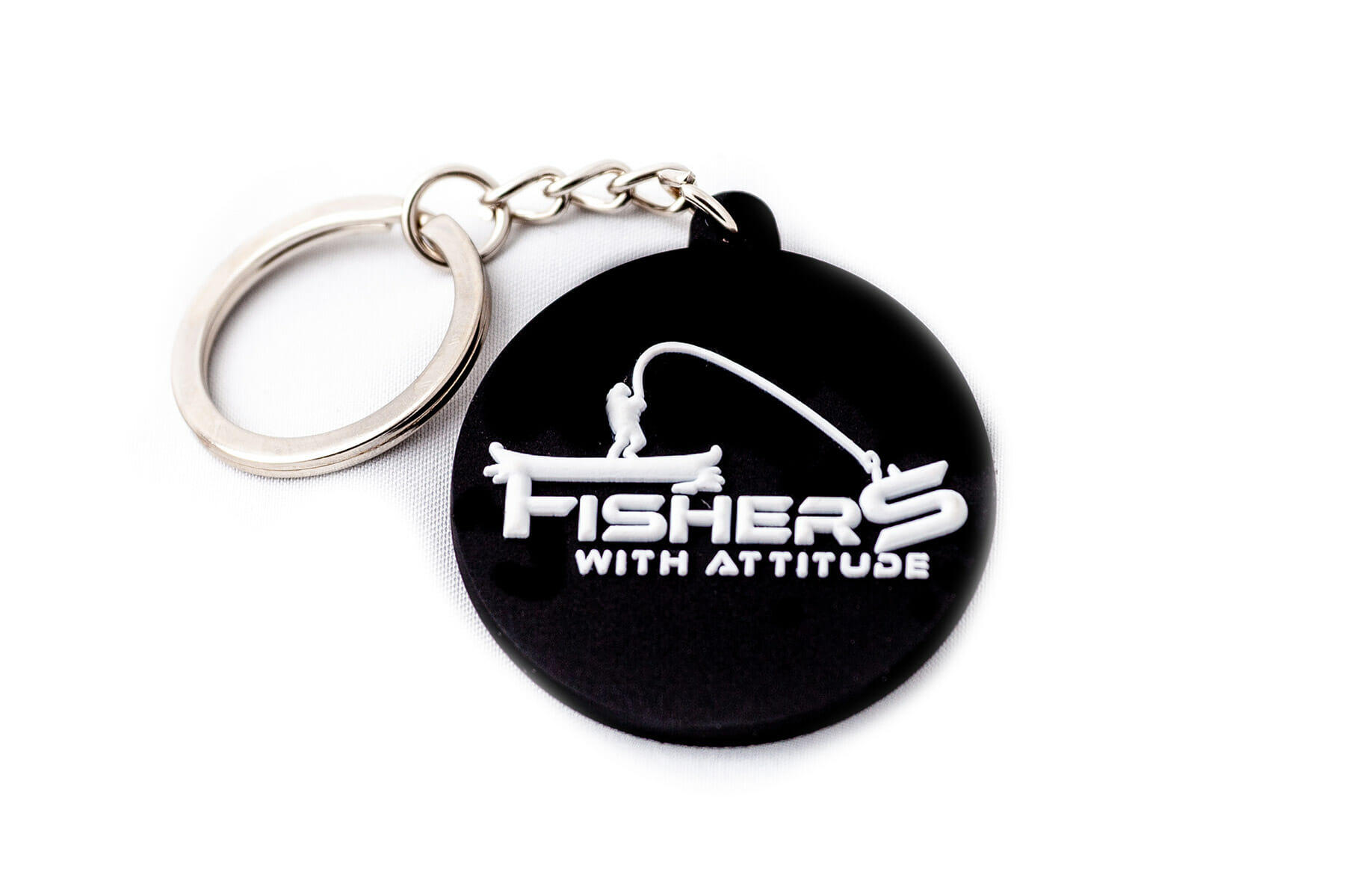 FishXplorer - Key rings - Fisher With Attitude (noir) 2/3