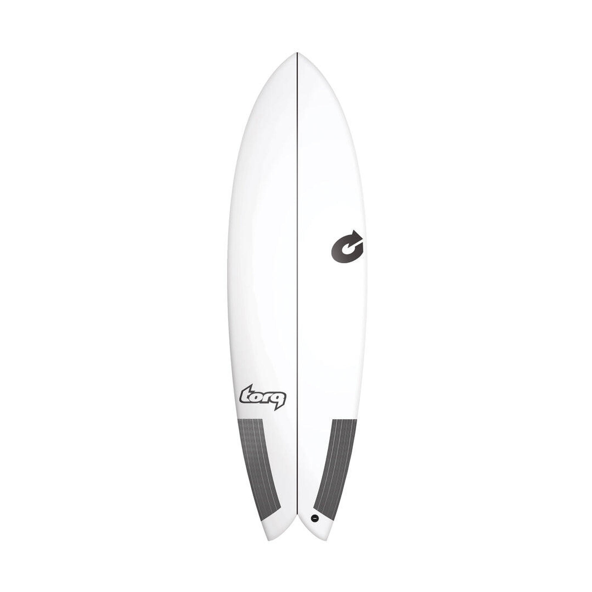 Planche de surf Clas fish TEC Torq White 5'8