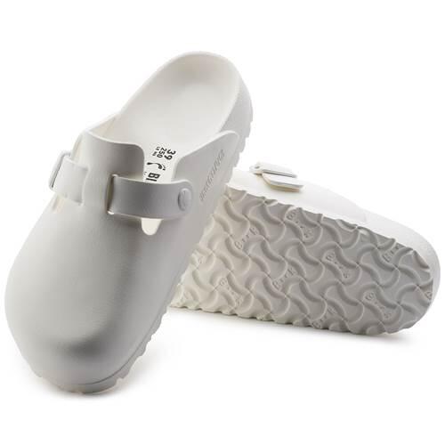 Chaussure universel femmes Birkenstock Boston Eva White 5/5