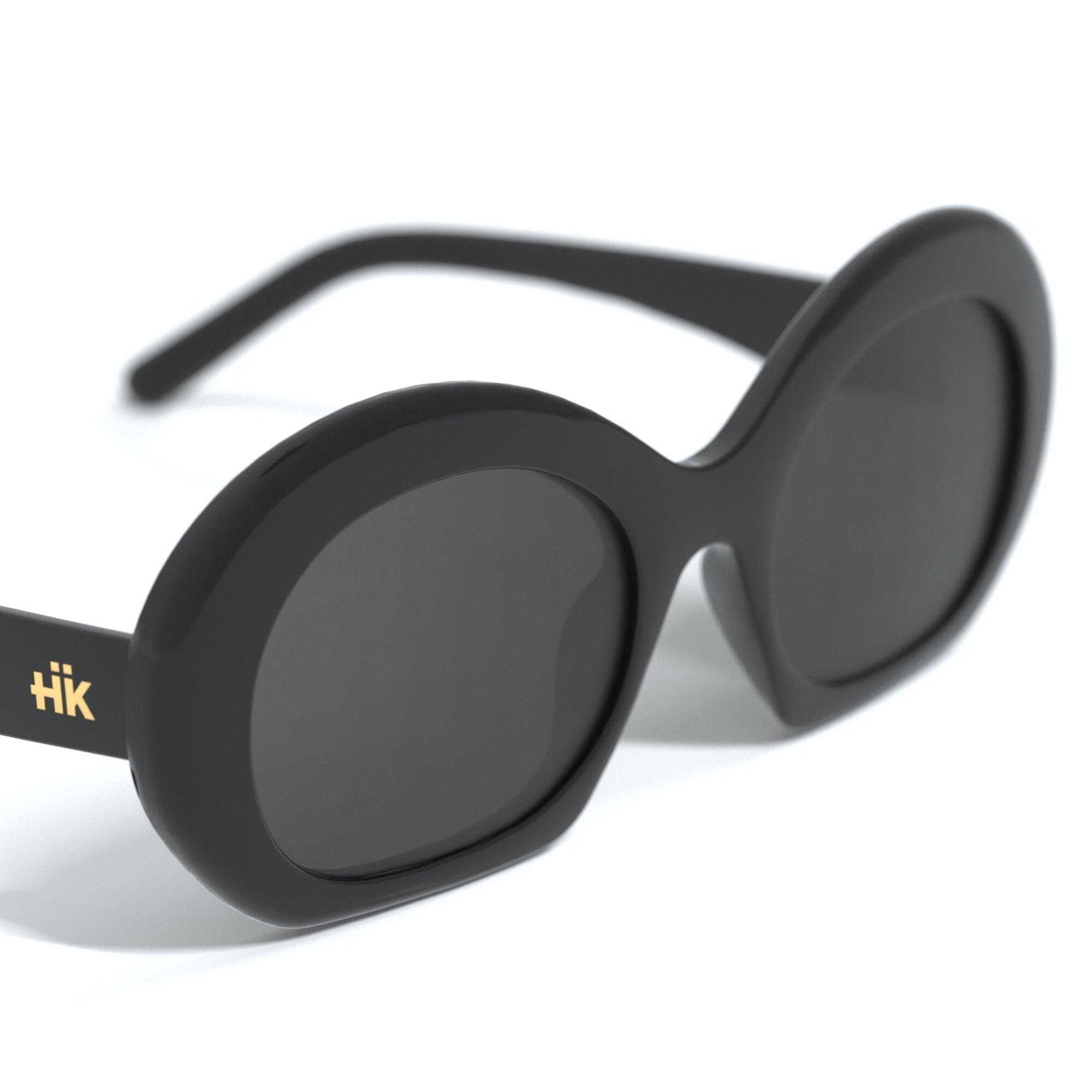 Gafas de sol de mujer Hanukeii Zanzibar en negro – Diseño ligero 3/5