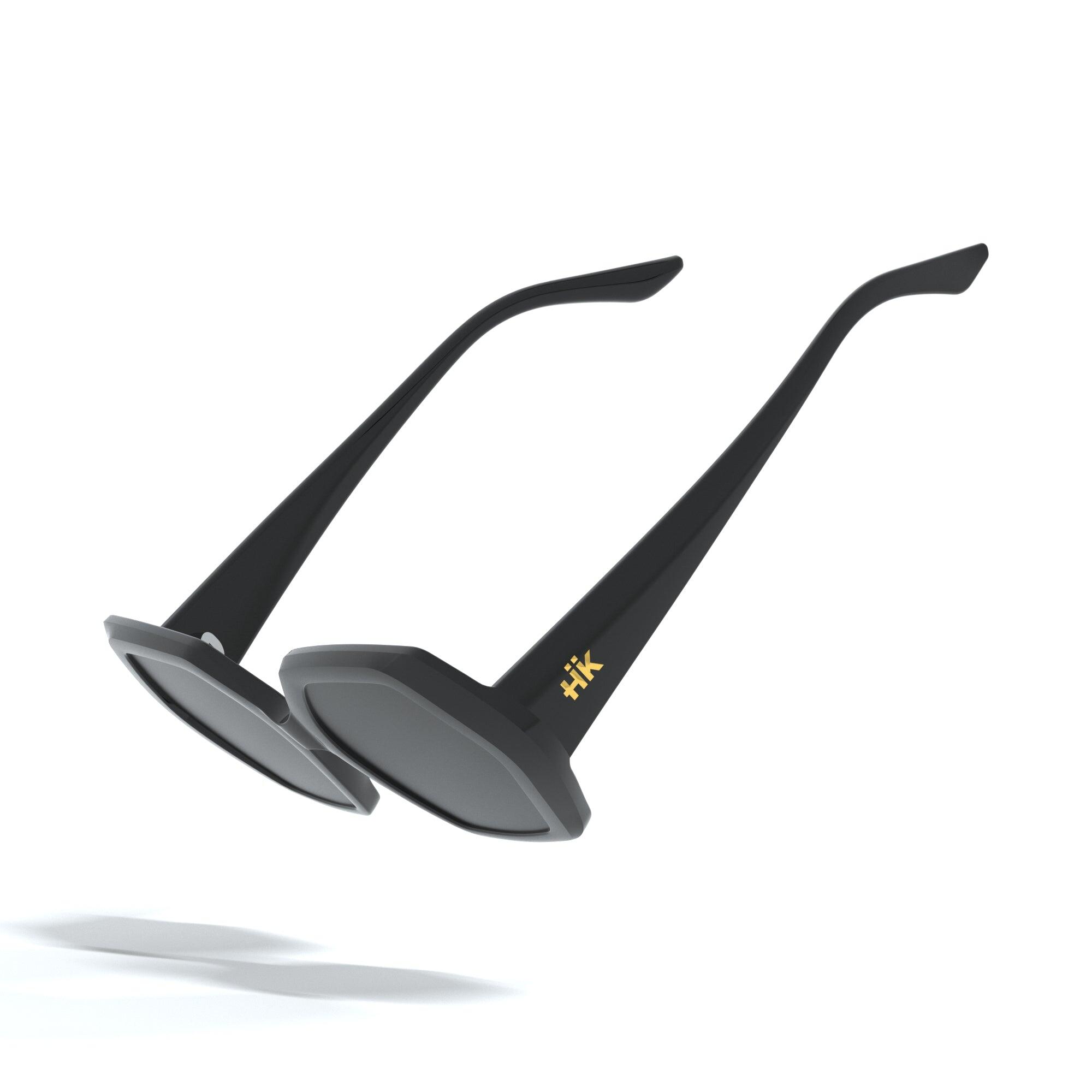 Gafas de sol de mujer Hanukeii Mykonos en negro – Estilo moderno y diseño ligero 4/5