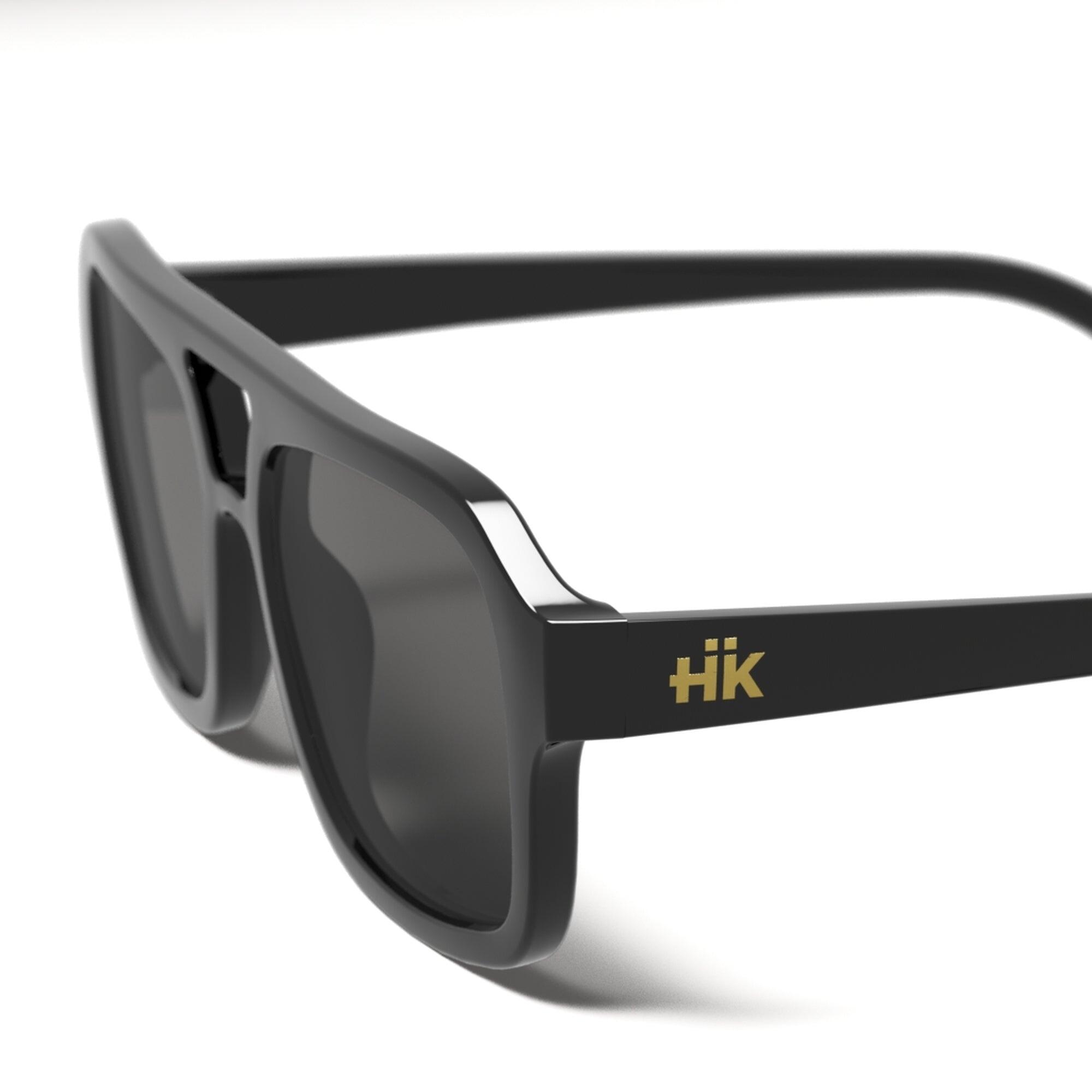 Gafas de Sol Curazao Negro Hanukeii para hombre y 4/5