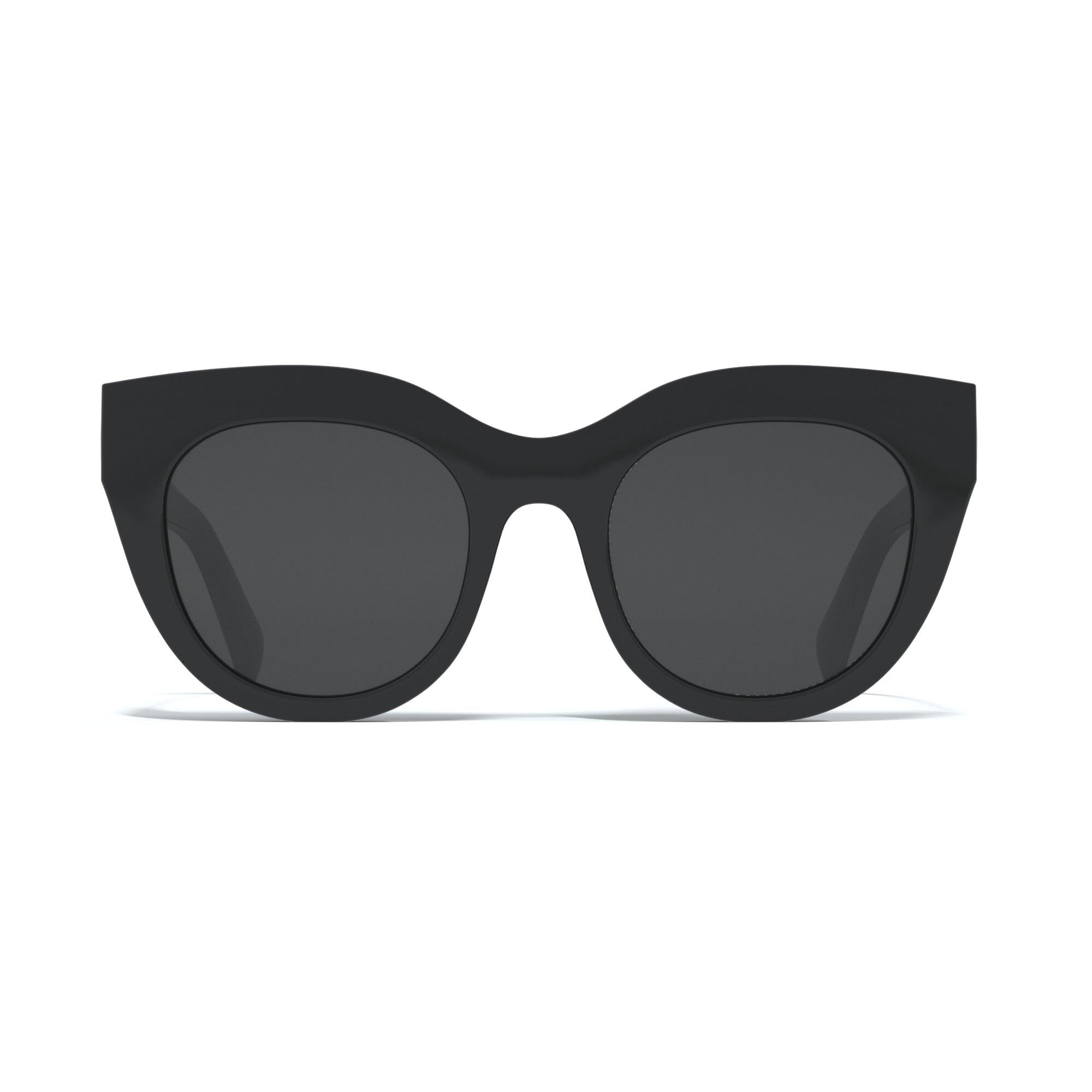 Gafas de Sol Formentera Negro Hanukeii para mujer 2/5