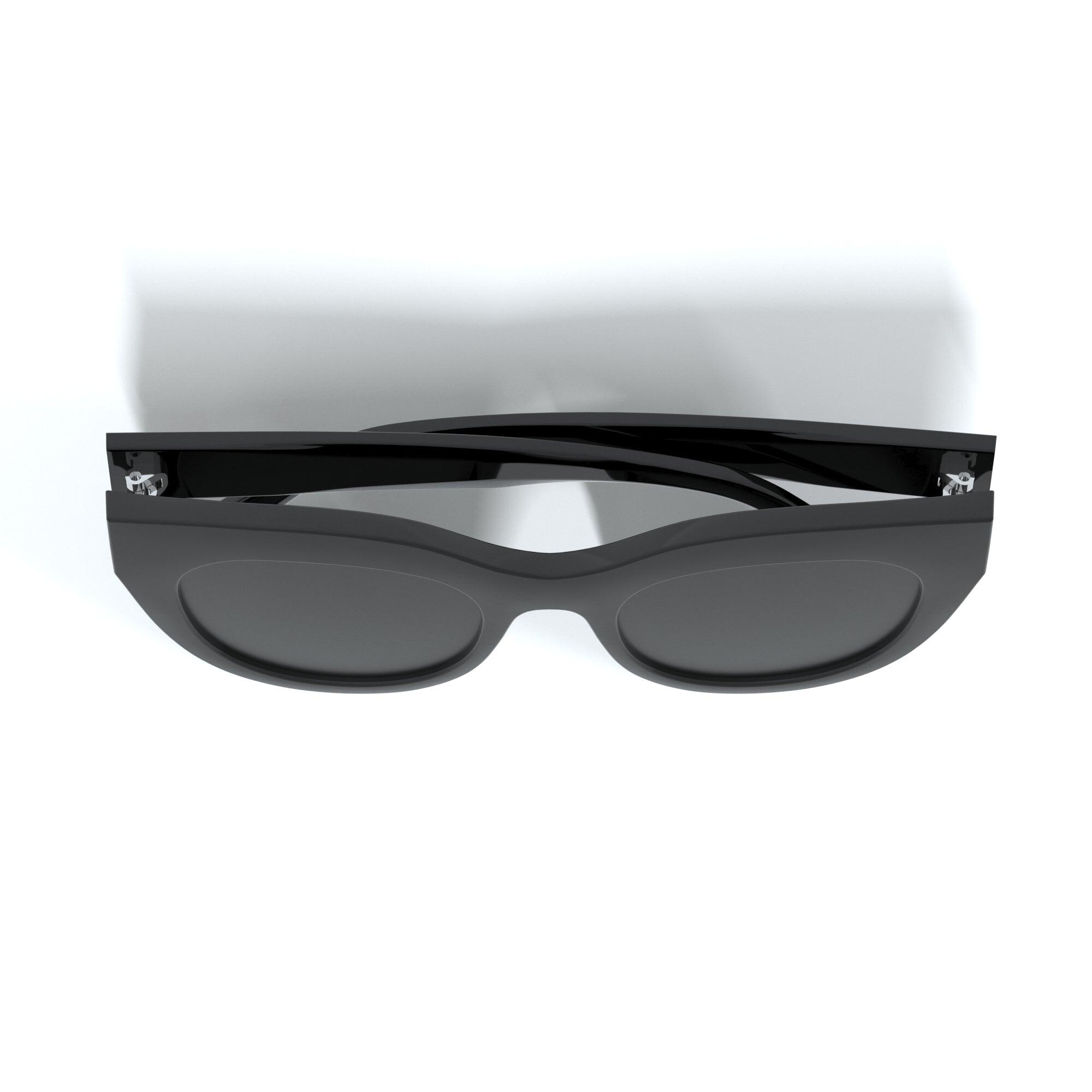Gafas de Sol Formentera Negro Hanukeii para mujer 5/5